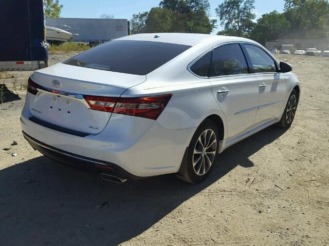 4T1BK1EB5HU255651 - 2017 TOYOTA AVALON XLE WHITE photo 4