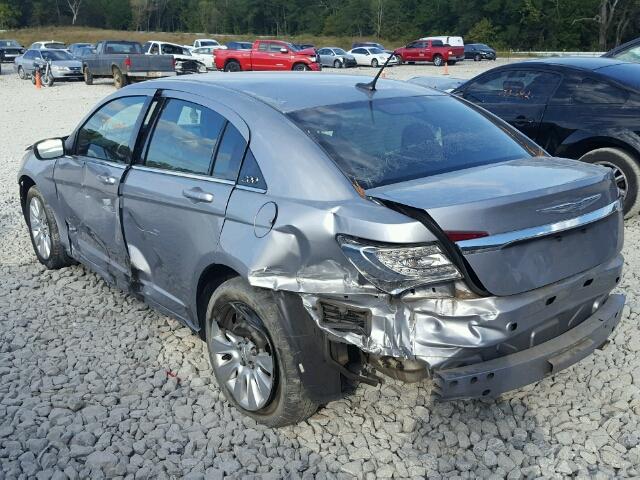 1C3CCBAB8EN122989 - 2014 CHRYSLER 200 SILVER photo 3