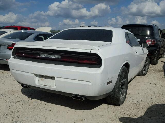 2C3CDYBT3CH293906 - 2012 DODGE CHALLENGER WHITE photo 4