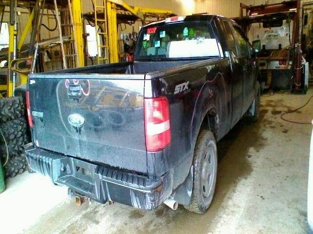 1FTRX14W17NA55951 - 2007 FORD F150 BLACK photo 4