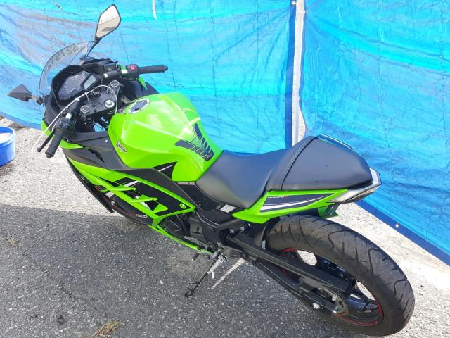 JKAEX8A17EA008017 - 2014 KAWASAKI EX300 A GREEN photo 3