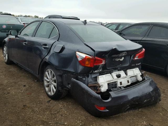 JTHCK262792029619 - 2009 LEXUS IS GRAY photo 3