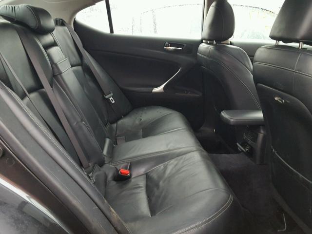 JTHCK262792029619 - 2009 LEXUS IS GRAY photo 6