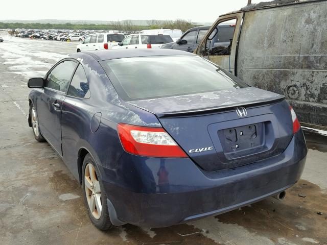 2HGFG12988H537960 - 2008 HONDA CIVIC EXL 蓝色 照片 3