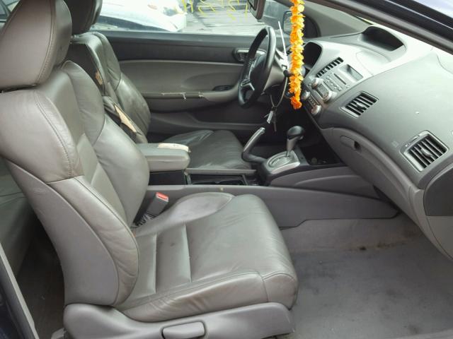 2HGFG12988H537960 - 2008 HONDA CIVIC EXL 蓝色 照片 5