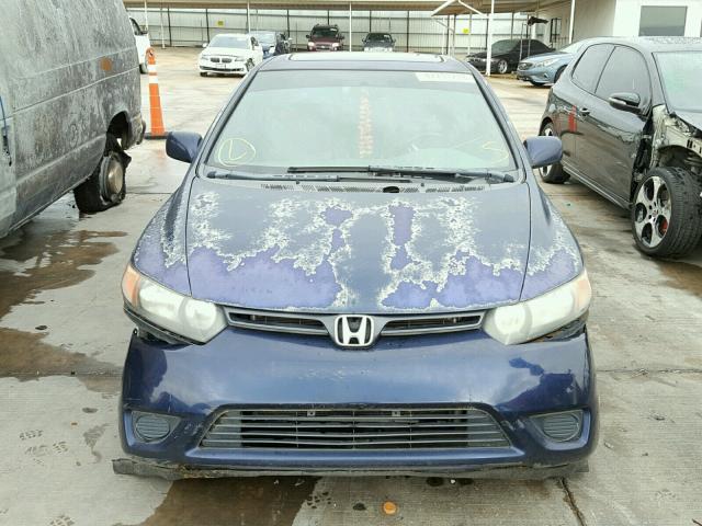 2HGFG12988H537960 - 2008 HONDA CIVIC EXL BLUE photo 9