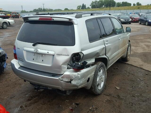 JTEEP21A240030820 - 2004 TOYOTA HIGHLANDER SILVER photo 4