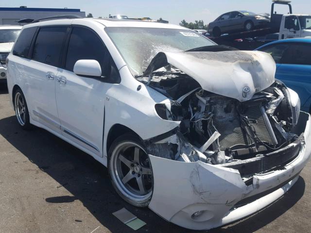 5TDXK3DCXDS390641 - 2013 TOYOTA SIENNA SPO WHITE photo 1