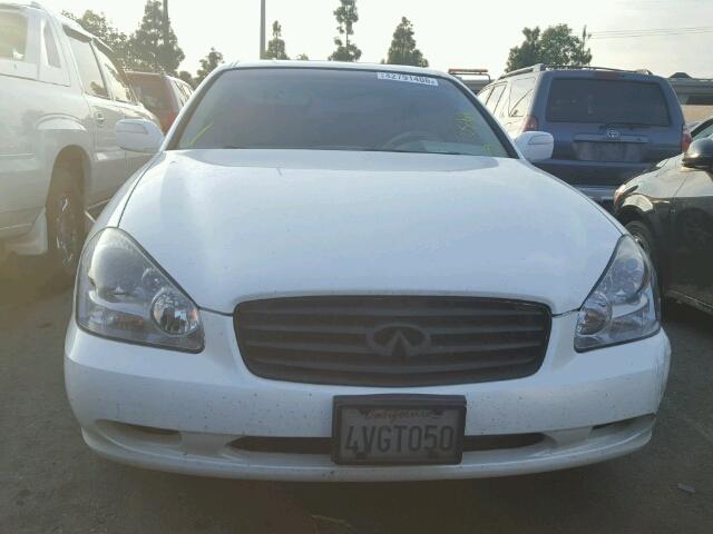 JNKBF01A02M006471 - 2002 INFINITI Q45 WHITE photo 10