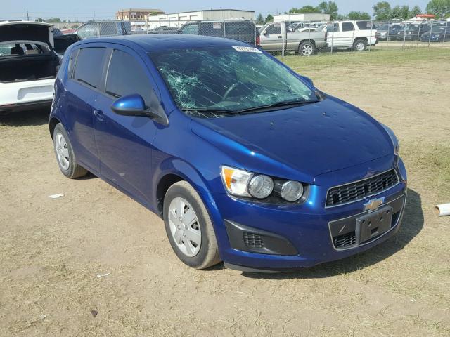 1G1JA6SH3E4187962 - 2014 CHEVROLET SONIC LS BLUE photo 1