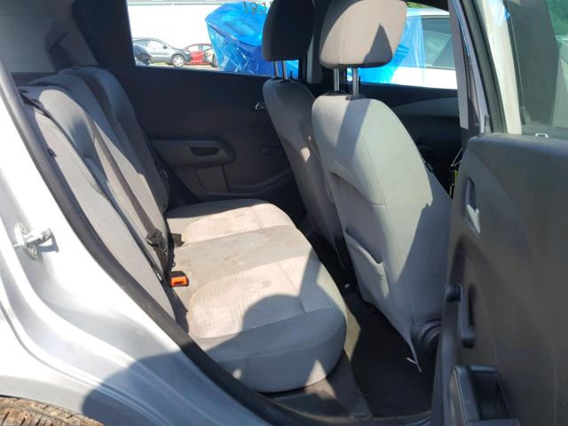 1G1JB6SH9D4132220 - 2013 CHEVROLET SONIC LS 银色 照片 6