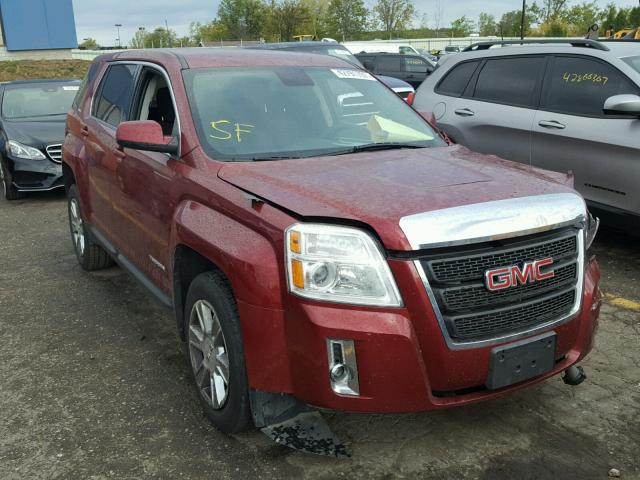 2GKALMEK6C6378630 - 2012 GMC TERRAIN SL RED photo 1