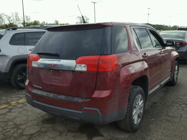 2GKALMEK6C6378630 - 2012 GMC TERRAIN SL RED photo 4