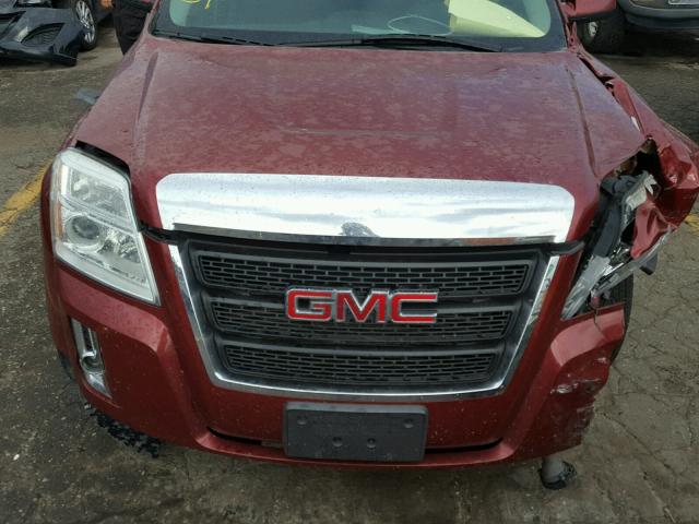 2GKALMEK6C6378630 - 2012 GMC TERRAIN SL RED photo 7