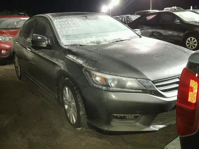 1HGCR2F86EA001880 - 2014 HONDA ACCORD GRAY photo 1