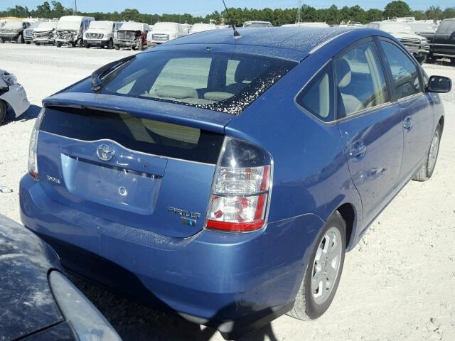 JTDKB20U653042714 - 2005 TOYOTA PRIUS BLUE photo 4