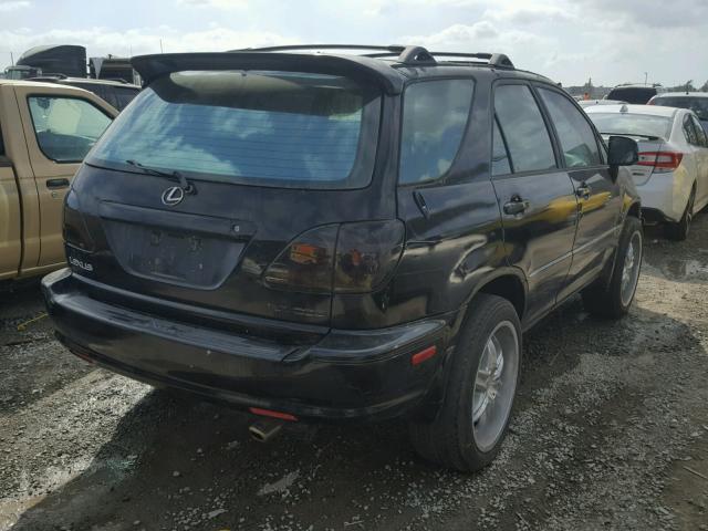 JTJGF10U120121884 - 2002 LEXUS RX 300 BLACK photo 4