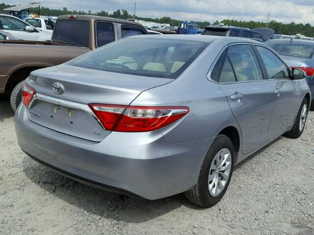 4T1BF1FK6FU958742 - 2015 TOYOTA CAMRY LE SILVER photo 4