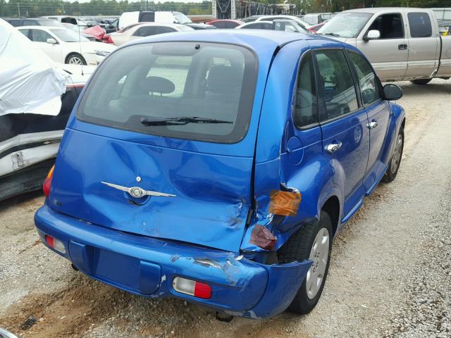 3C4FY48B04T250119 - 2004 CHRYSLER PT CRUISER BLUE photo 4