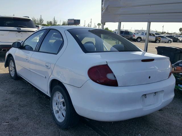 1P3ES46C0YD681970 - 2000 PLYMOUTH NEON BASE 白色 照片 3