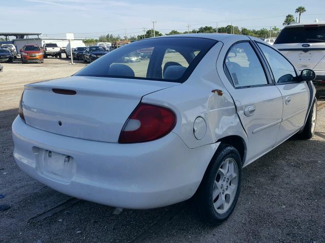 1P3ES46C0YD681970 - 2000 PLYMOUTH NEON BASE 白色 照片 4