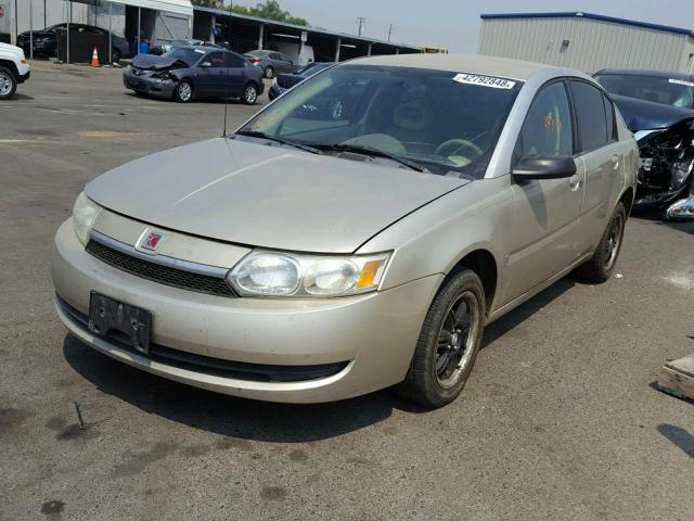 1G8AJ52FX3Z154631 - 2003 SATURN ION LEVEL GOLD photo 2