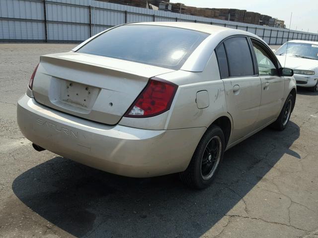 1G8AJ52FX3Z154631 - 2003 SATURN ION LEVEL GOLD photo 4