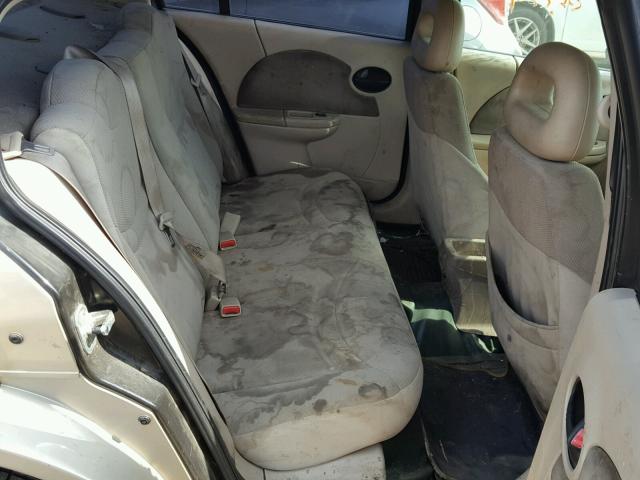 1G8AJ52FX3Z154631 - 2003 SATURN ION LEVEL GOLD photo 6