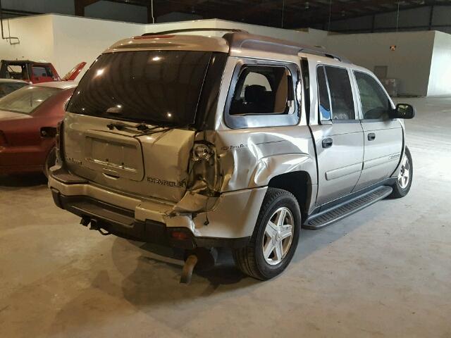 1GNET16S436122543 - 2003 CHEVROLET TRAILBLAZE SILVER photo 4