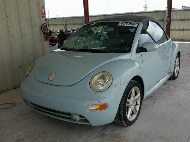 3VWCD31Y94M349990 - 2004 VOLKSWAGEN NEW BEETLE 蓝色 照片 2