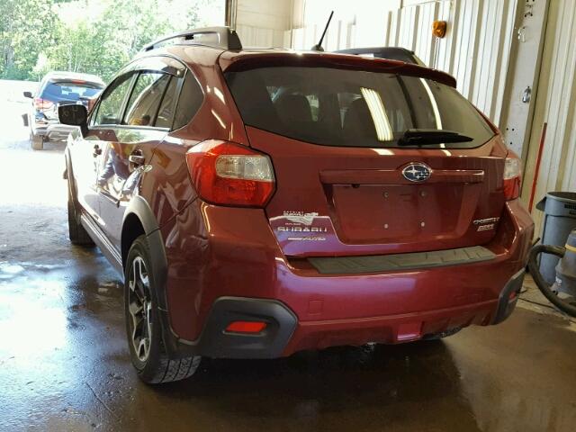 JF2GPABC0G8205192 - 2016 SUBARU CROSSTREK RED photo 3