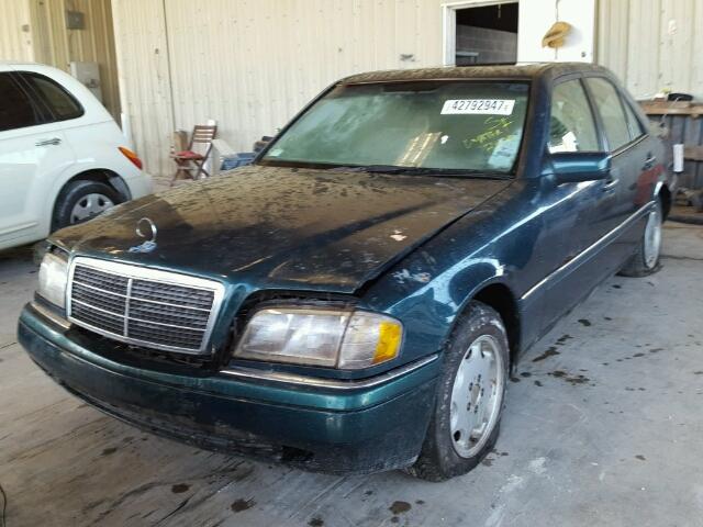 WDBHA28E8VF496602 - 1997 MERCEDES-BENZ C 280 GREEN photo 2