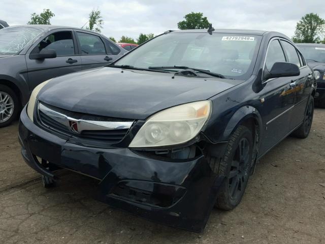 1G8ZS57N67F160174 - 2007 SATURN AURA XE BLACK photo 2