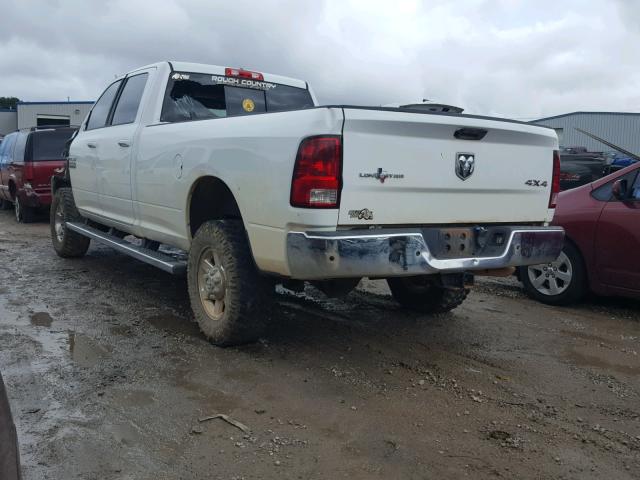 3C6TR5JT5DG526206 - 2013 RAM 2500 SLT WHITE photo 3