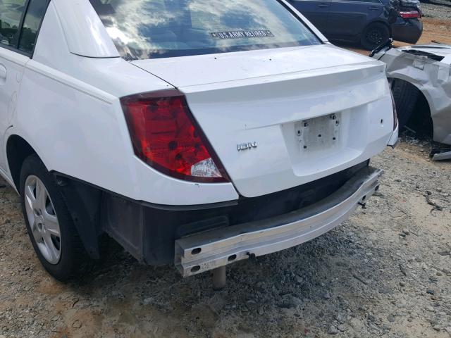 1G8AJ55F87Z166102 - 2007 SATURN ION LEVEL WHITE photo 9