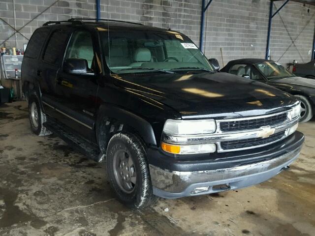 1GNEK13Z02J249094 - 2002 CHEVROLET TAHOE BLACK photo 1