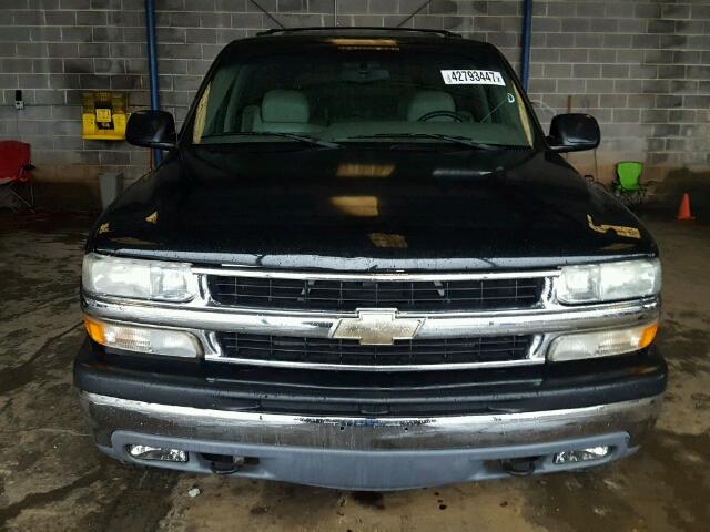 1GNEK13Z02J249094 - 2002 CHEVROLET TAHOE BLACK photo 9