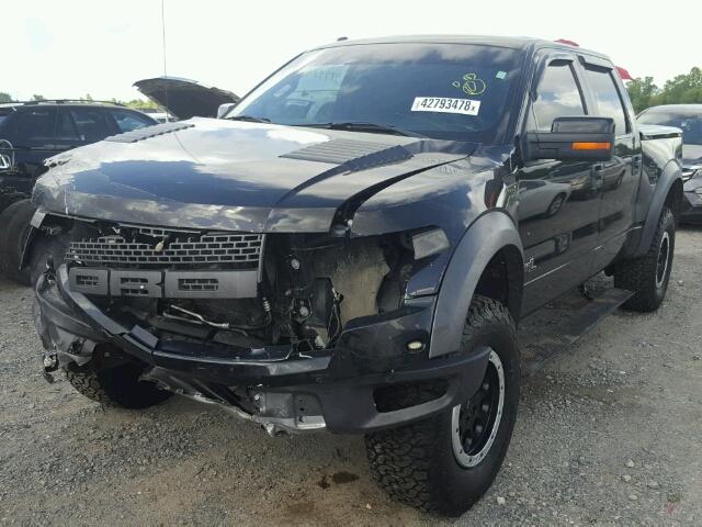 1FTFW1R61EFB98758 - 2014 FORD F150 SVT R BLACK photo 2