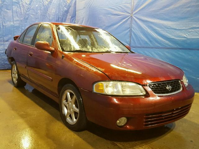 3N1BB51D61L117977 - 2001 NISSAN SENTRA SE RED photo 1