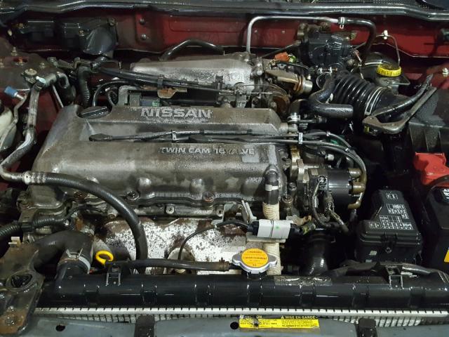 3N1BB51D61L117977 - 2001 NISSAN SENTRA SE RED photo 7