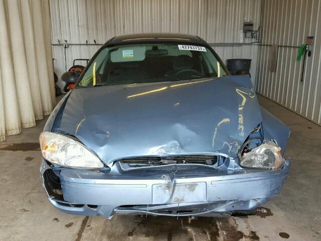 1FAFP53UX6A248704 - 2006 FORD TAURUS SE BLUE photo 9