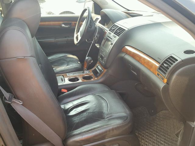 5GZEV33737J116152 - 2007 SATURN OUTLOOK SP ნაცრისფერი ფოტო 5