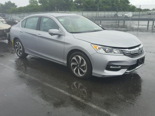 1HGCR3F88HA010400 - 2017 HONDA ACCORD EXL GRAY photo 1