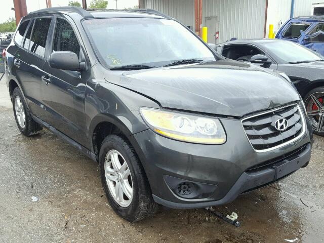 5NMSG3AB5AH344107 - 2010 HYUNDAI SANTA FE GRAY photo 1