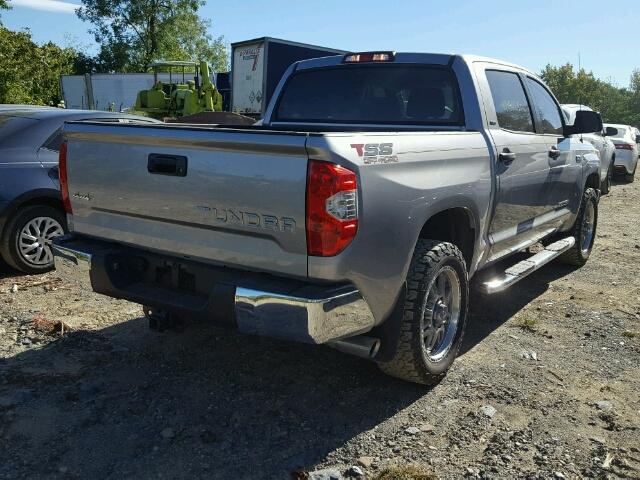 5TFDW5F15HX599378 - 2017 TOYOTA TUNDRA CRE GRAY photo 4