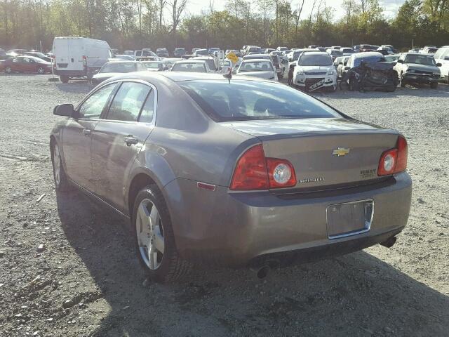 1G1ZD5E75AF191291 - 2010 CHEVROLET MALIBU TAN photo 3