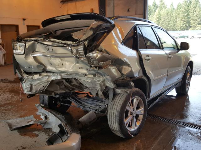 JTJGW31U560002901 - 2006 LEXUS RX 400 SILVER photo 4