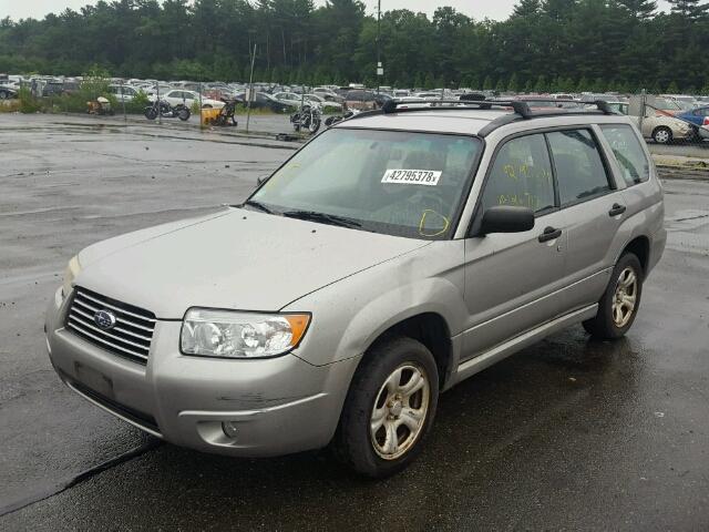 JF1SG63656H713550 - 2006 SUBARU FORESTER 2 SILVER photo 2