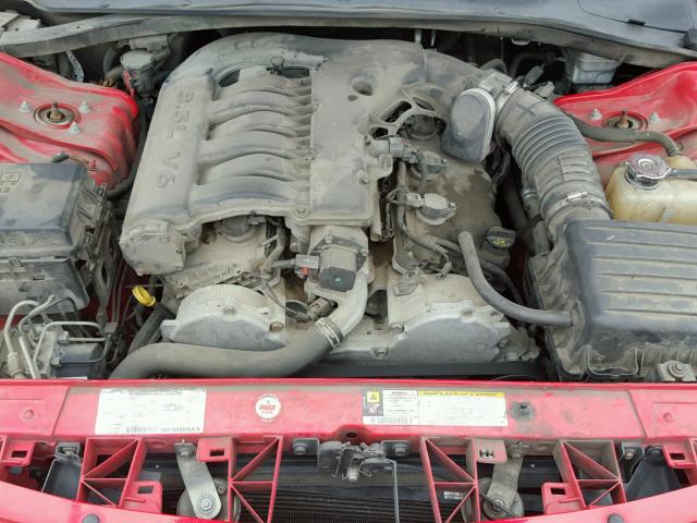 2B3LA43G18H199028 - 2008 DODGE CHARGER RED photo 7