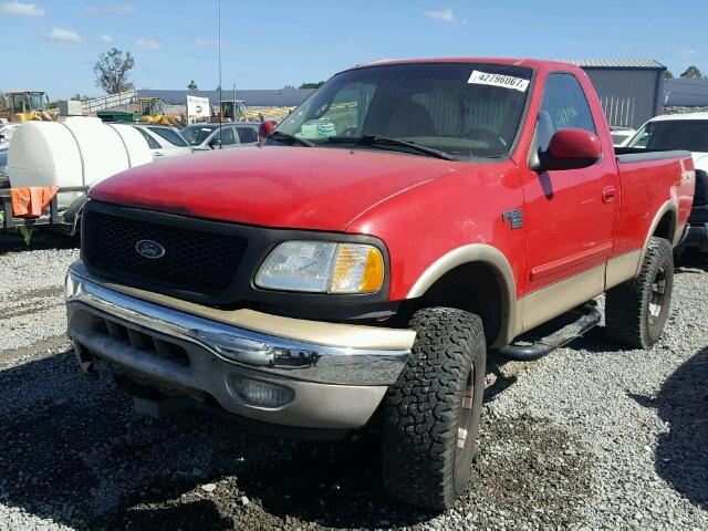 1FTRF18LXXNC03078 - 1999 FORD F150 RED photo 2